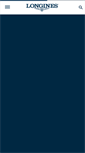 Mobile Screenshot of longines.fr