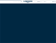Tablet Screenshot of longines.jp