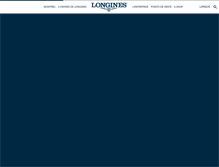 Tablet Screenshot of longines.ch